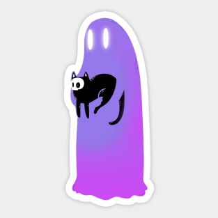 Ghost With Pet Sticker